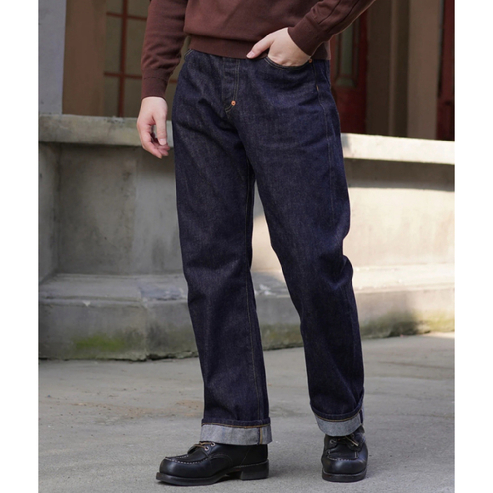 Annual Ring 14.5 oz Selvedge Denim Bootcut Jeans S